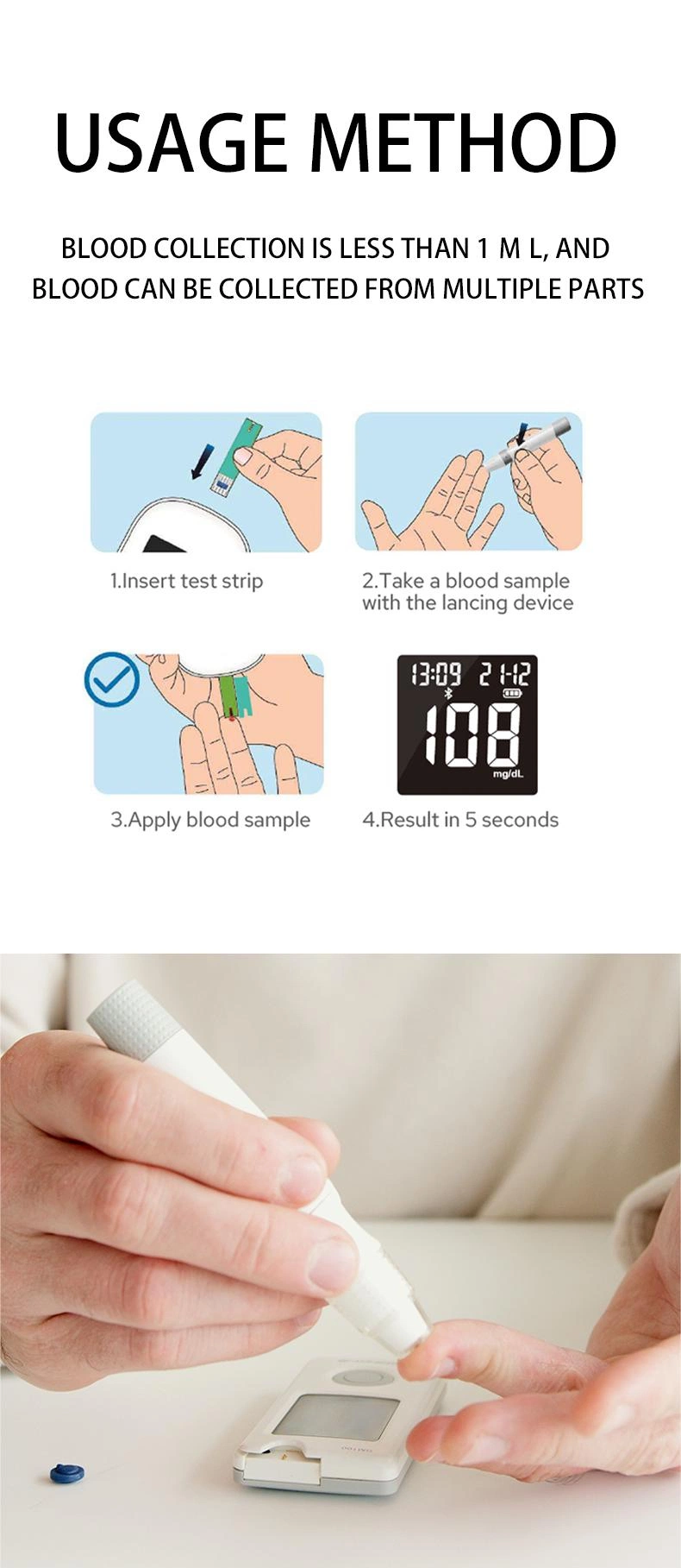 Bp Machine Blood Glucose Monitor