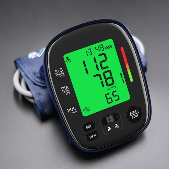 Rechargeable Digital Automatic Heart Rate Sphygmomanometer Touch Screen Voice Wrist Blood Pressure Monitor